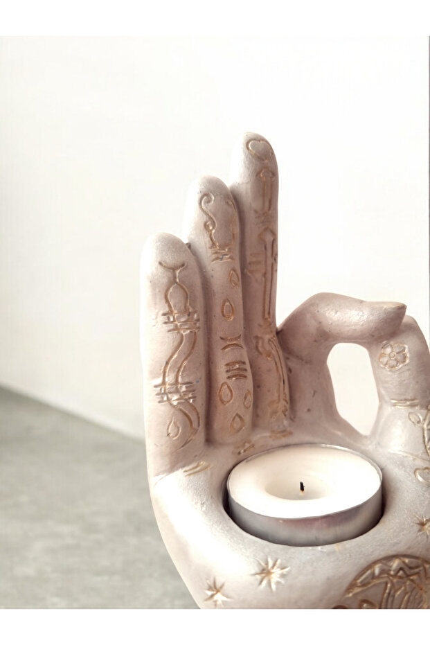 Mode | Elyapımı MUDRA BETON TEALIGHT ŞAMDAN - 6