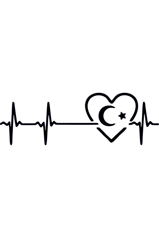 Heart and Moon Star Nabizoto Sticker (30X10Cm)