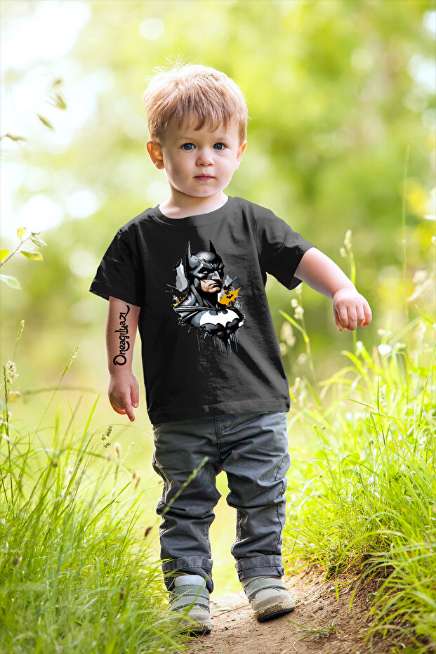 Batman Printed Children's Oversize T-Shirt