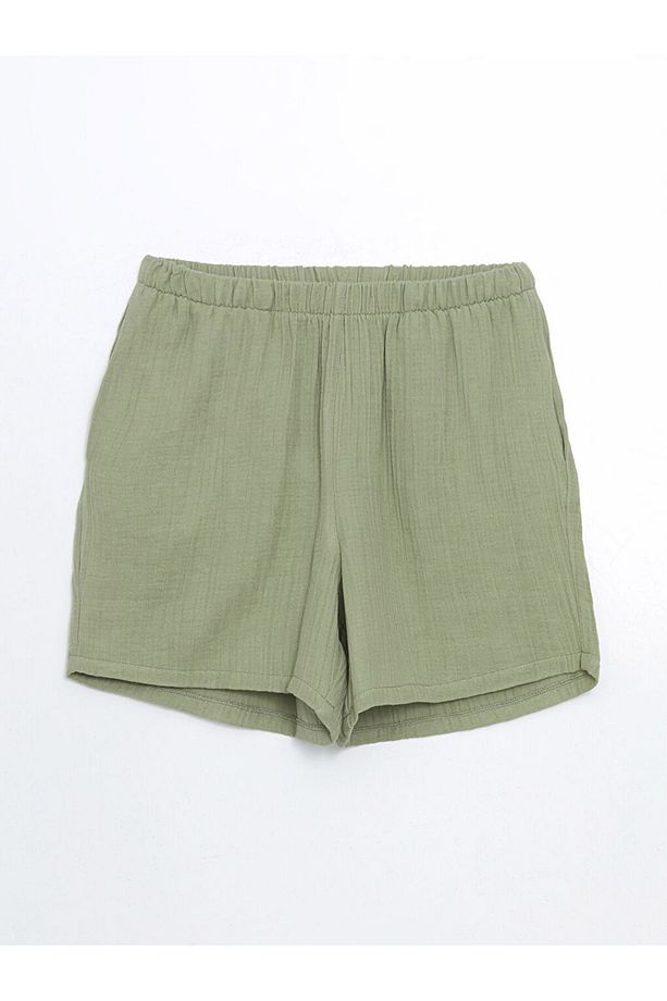 Gömlek Yaka Kadın Şortlu Pijama Takımı - 7