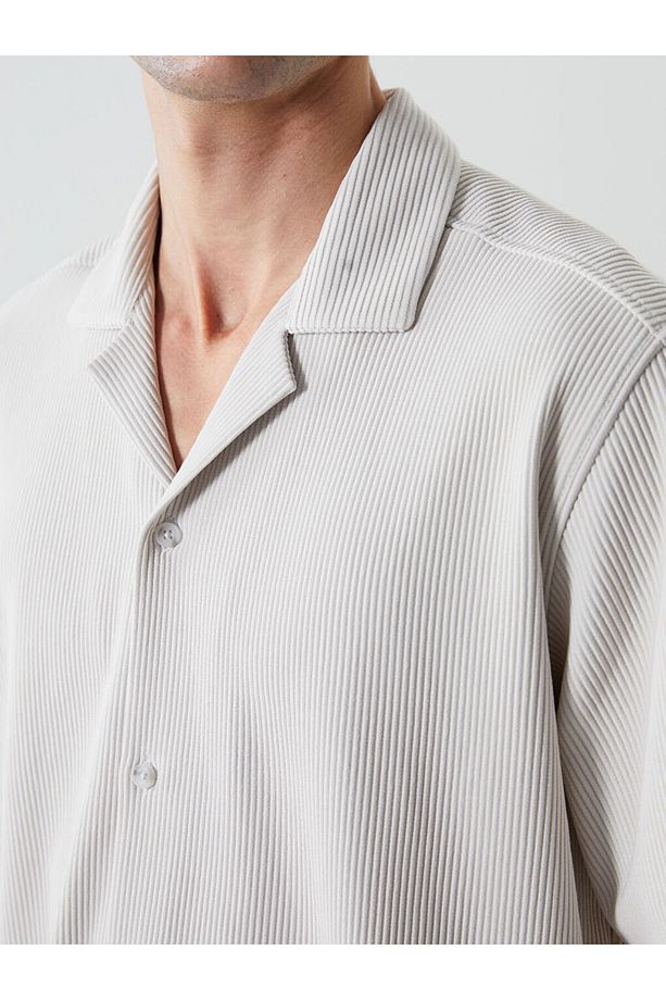LCW Vision Regular Fit Fitilli Erkek Gömlek - 3