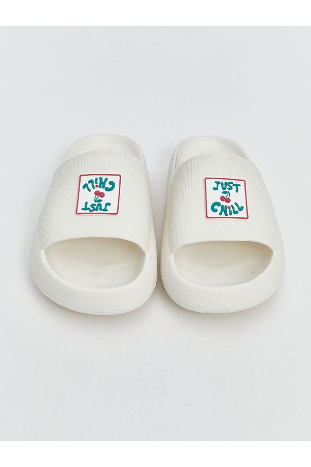 LCW STEPS Tek Bantlı Baskılı Kadın Terlik - 3