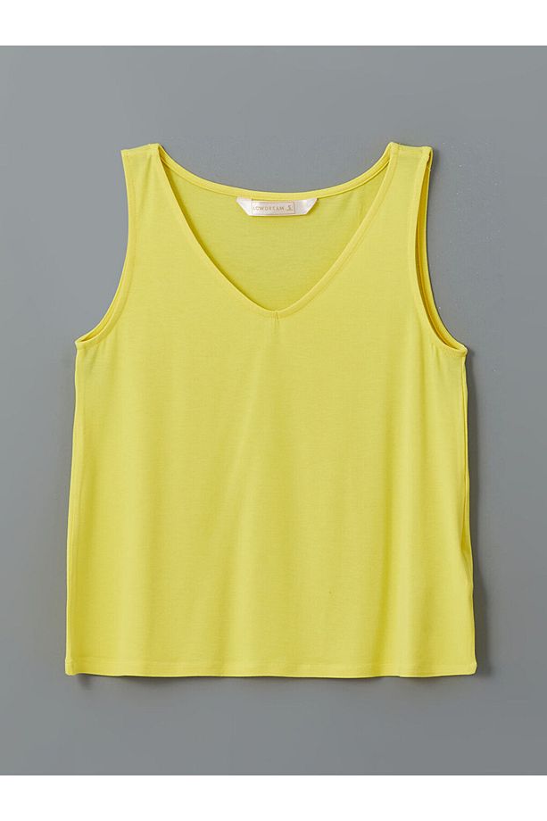 V Yaka Baskılı Kadın Pijama Takımı - 6