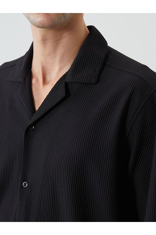 LCW Vision Regular Fit Fitilli Erkek Gömlek - 3