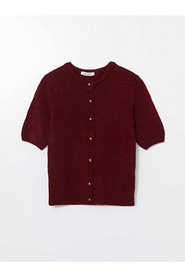 LCW Vision Bisiklet Yaka Kadın Triko Hırka - 5