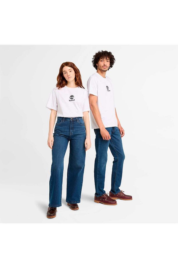 Print Stack Logo Short Sleeve Tee Erkek Beyaz Tshirt Tb0a6wwt1001 - 4
