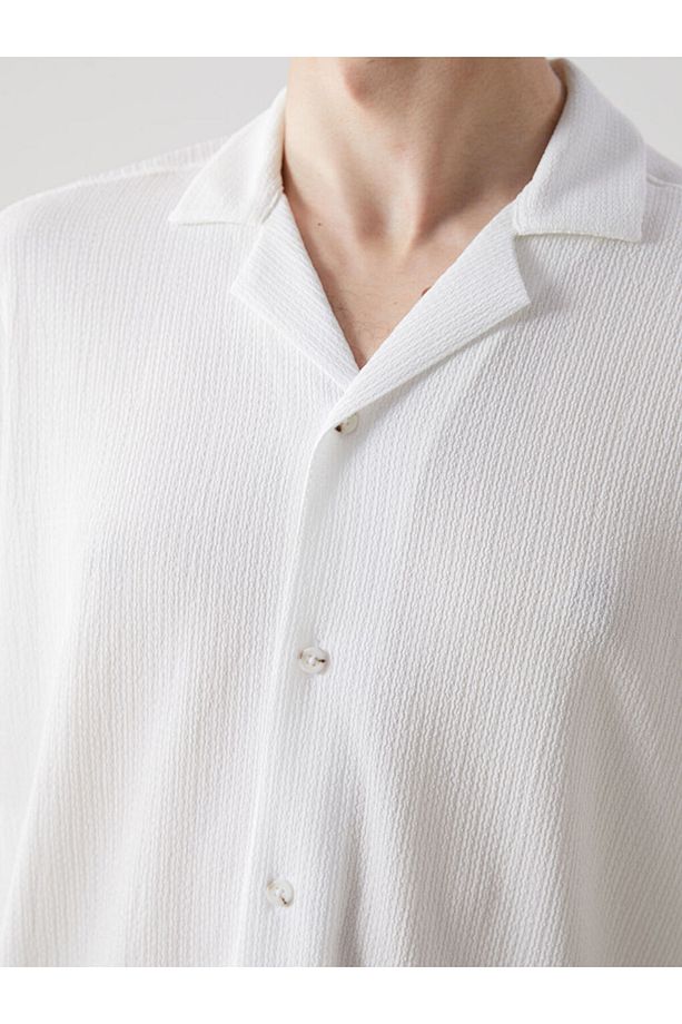 LCW Vision Regular Fit Kısa Kollu Erkek Gömlek - 3