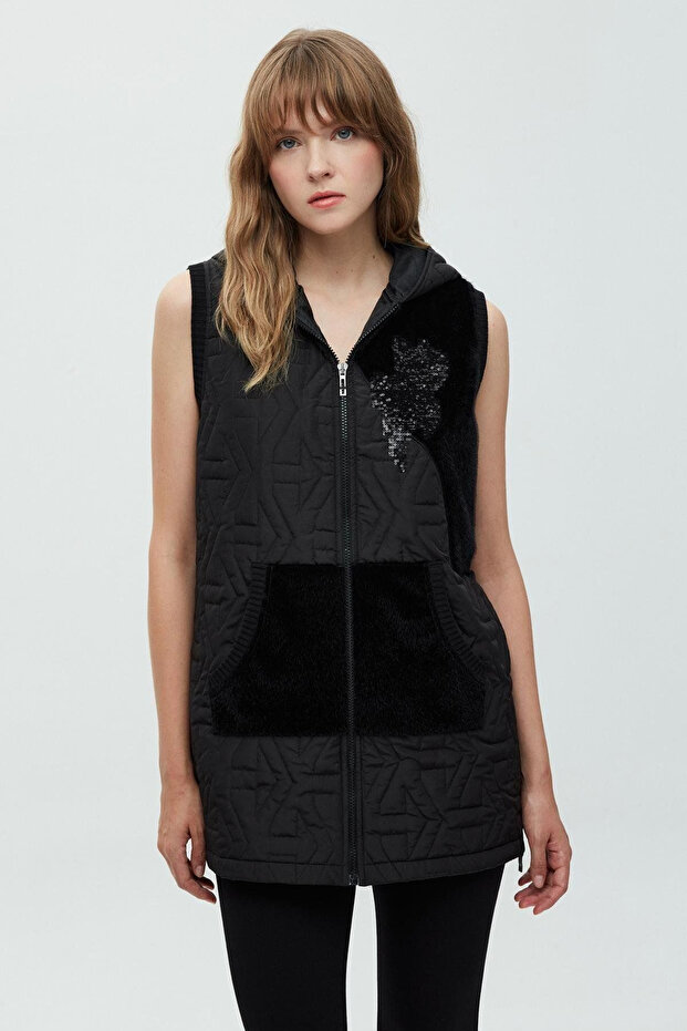 Kapitone Fokslu Yelek - 2