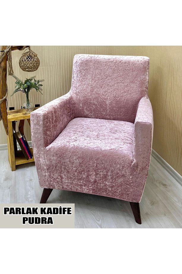 PARLAK KADİFE KUMAŞ 2 ADET ÜÇLÜ & ÇEKYAT- 2 ADET TEKLİ SET KOLTUK KILIFI - 3