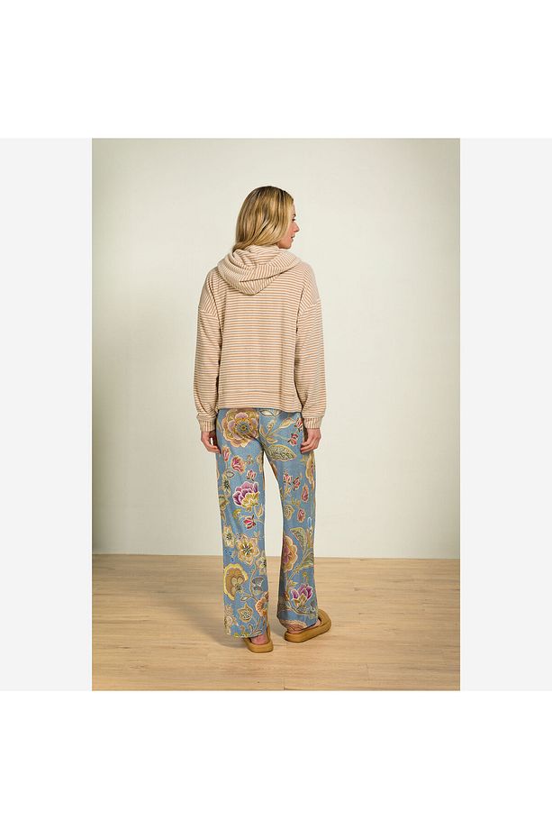 Belin Mavi Viscose Pantolon - 6