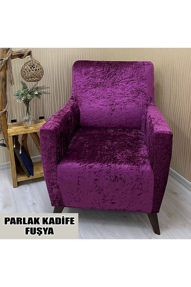 PARLAK KADİFE KUMAŞ 2 ADET ÜÇLÜ & ÇEKYAT- 2 ADET TEKLİ SET KOLTUK KILIFI - 3