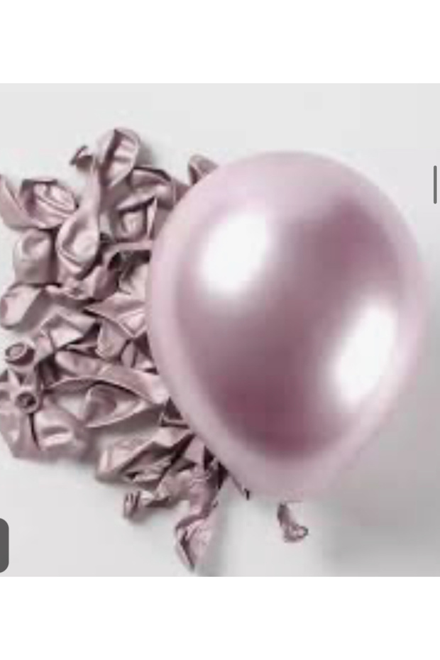 Kalisan 5 Inch Chrome Balloon - 20 Units