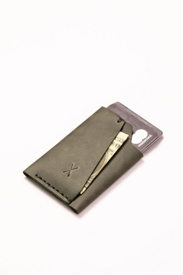 minimal X Urban Kartlık - gerçek deri el yapımı - minimal, şık, pratik - 5