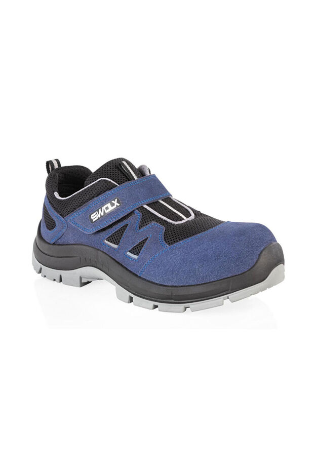 Suet Deri-S1 Unisex İş Güvenliği Ayakkabısı TRIGON-X-30 Mavi - 1