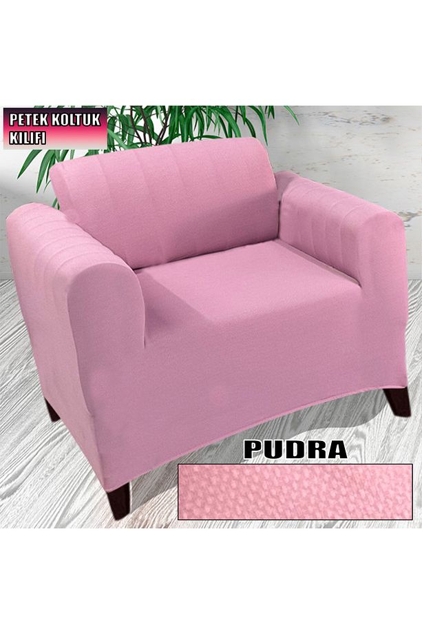 Petek Kumaş 2 Adet Üçlü Çekyat- 2 Adet Tekli Koltuk Kılıfı Seti - 3