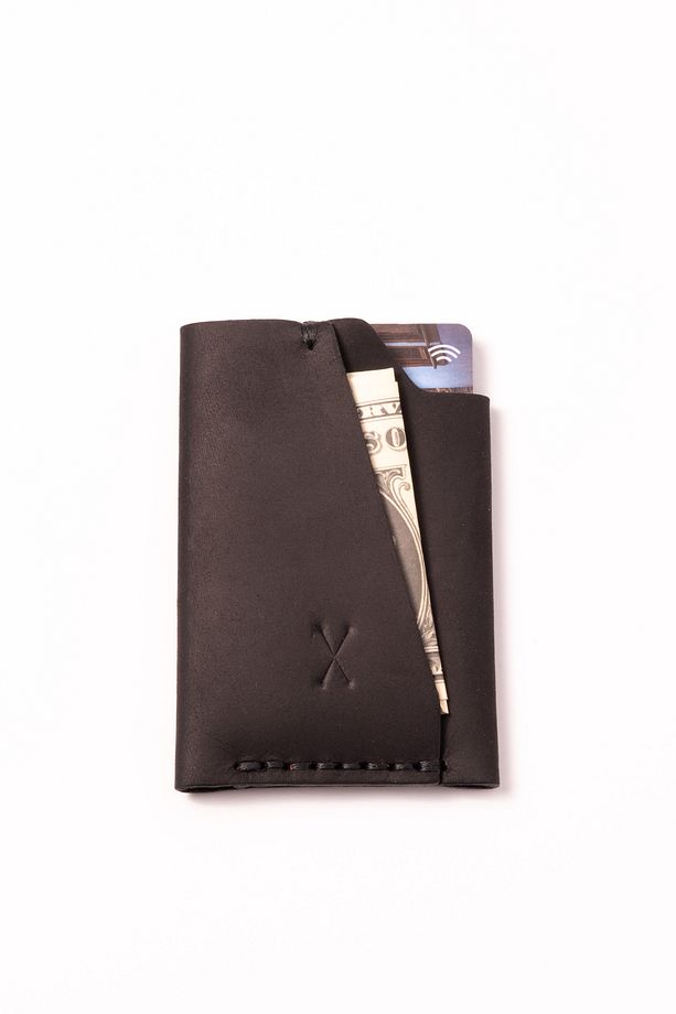 minimal X Urban Kartlık - gerçek deri el yapımı - minimal, şık, pratik - 3