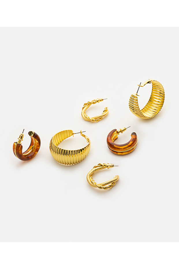 Üçlü küpe seti - 4