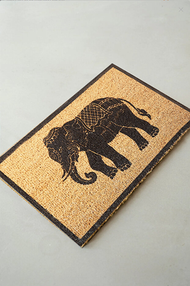 Coco Elephant Doğal Koko Paspas,Kıl Kapı Önü Paspası - 1