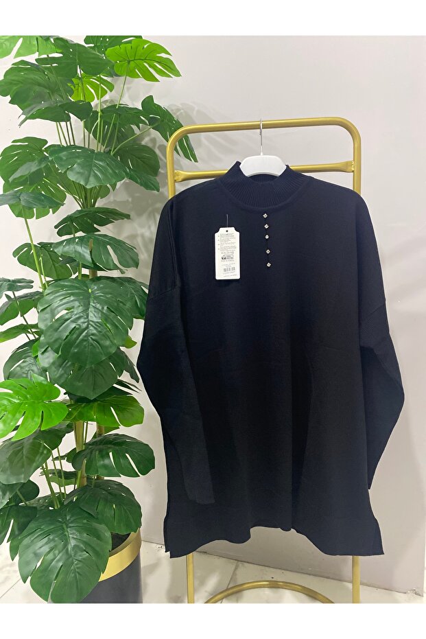 Balıkçı Yaka Merserize Tunik - 2