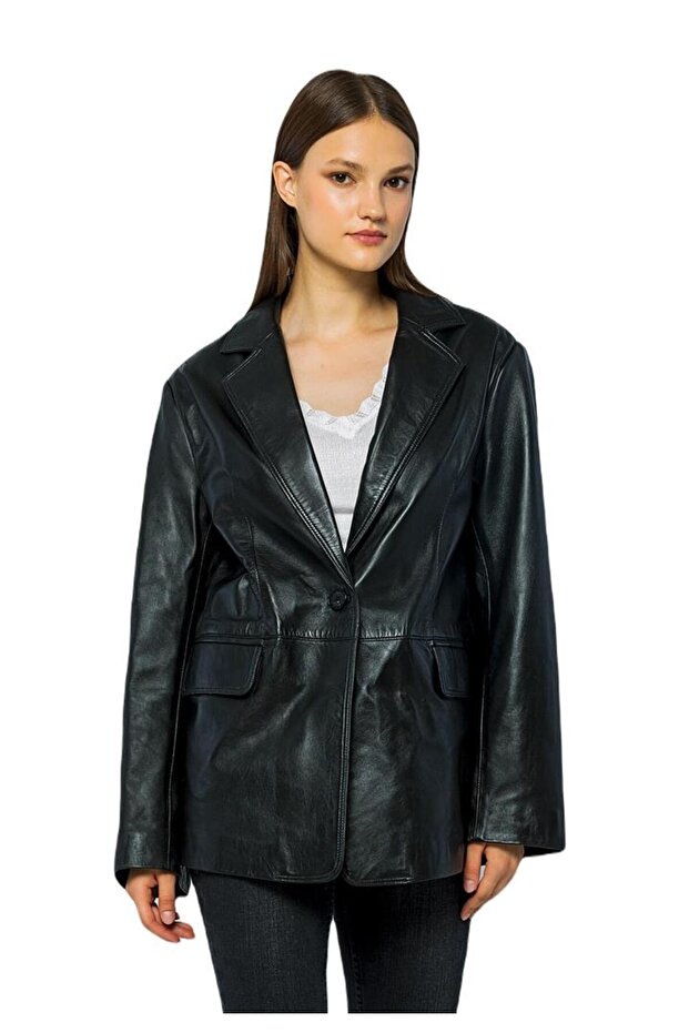 Kadın Oversize Blazer Ceket - Ob - 2