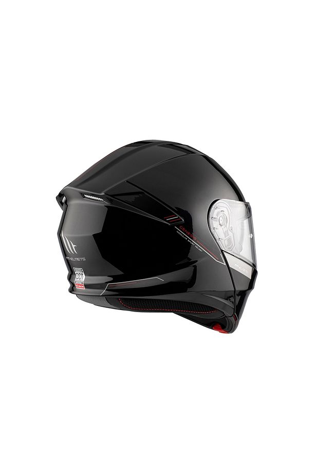 KASK MT GENESİS SV A2 ÇENE AÇILIR PARLAK SİYAH - 6