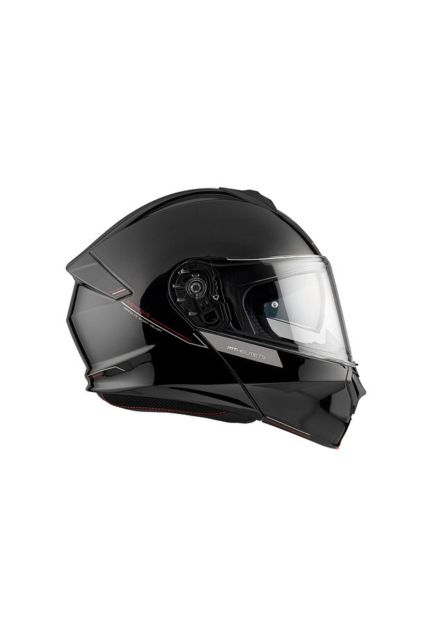 KASK MT GENESİS SV A2 ÇENE AÇILIR PARLAK SİYAH - 7