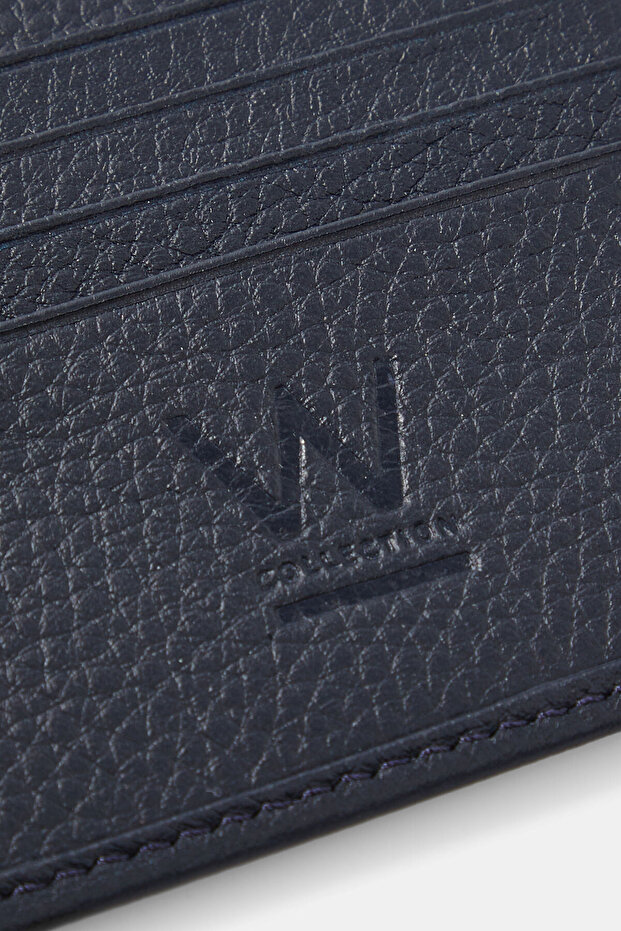 LACİVERT DERİ CÜZDAN - 5