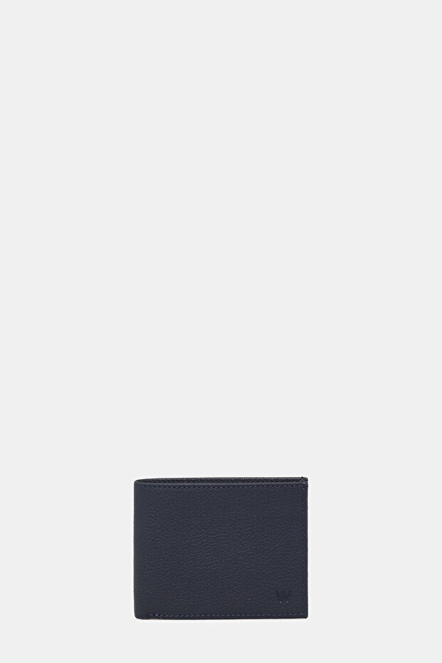 LACİVERT DERİ CÜZDAN - 1