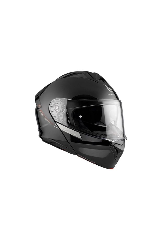 KASK MT GENESİS SV A2 ÇENE AÇILIR PARLAK SİYAH - 4