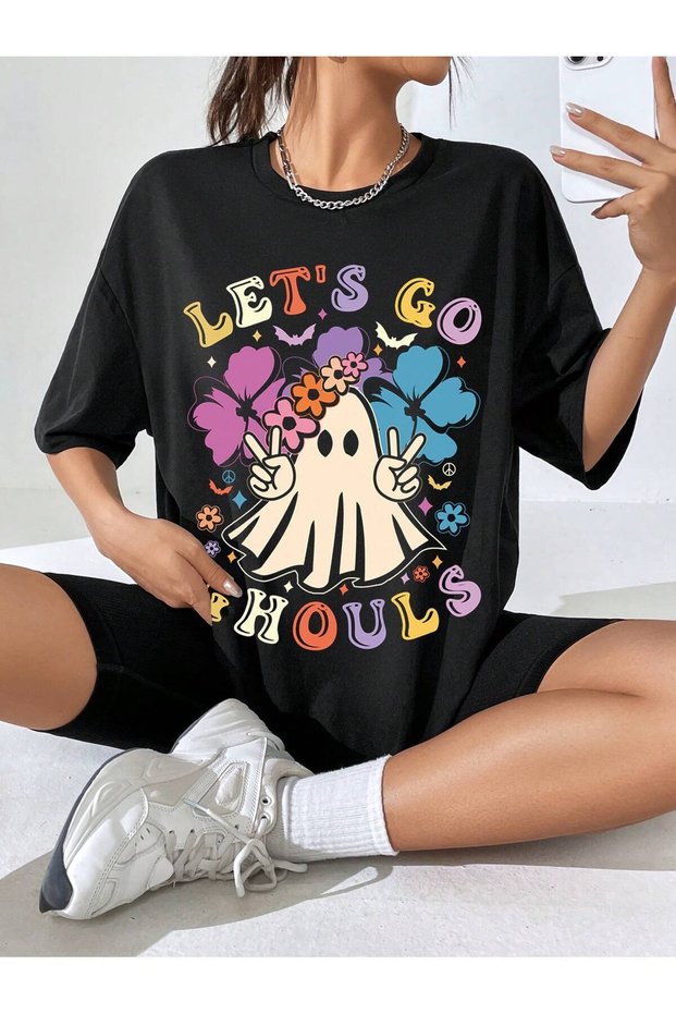 Unisex Stylish Comfortable Oversize Cotton Crew Neck T-Shirt with Special Design Code 31887