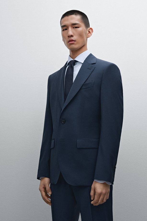 %100 yün klasik blazer - 2