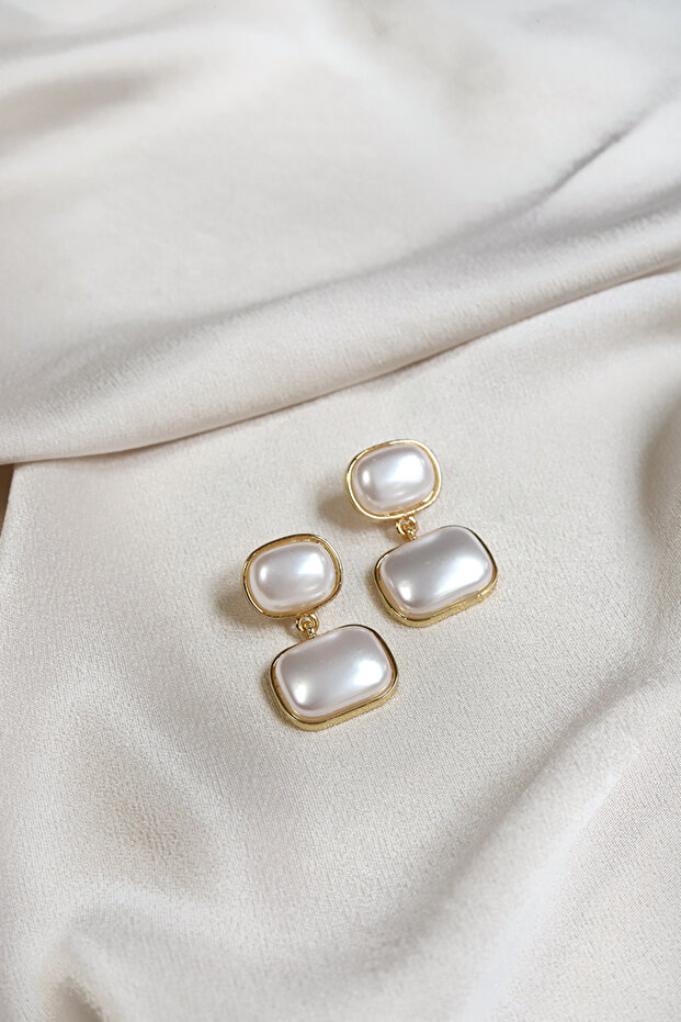 Sedef Detaylı Küpe - 2