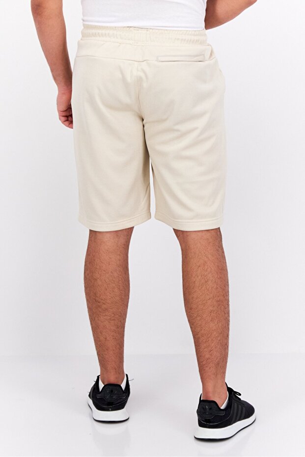 شورت رجالي سادة، لون بيج - 3