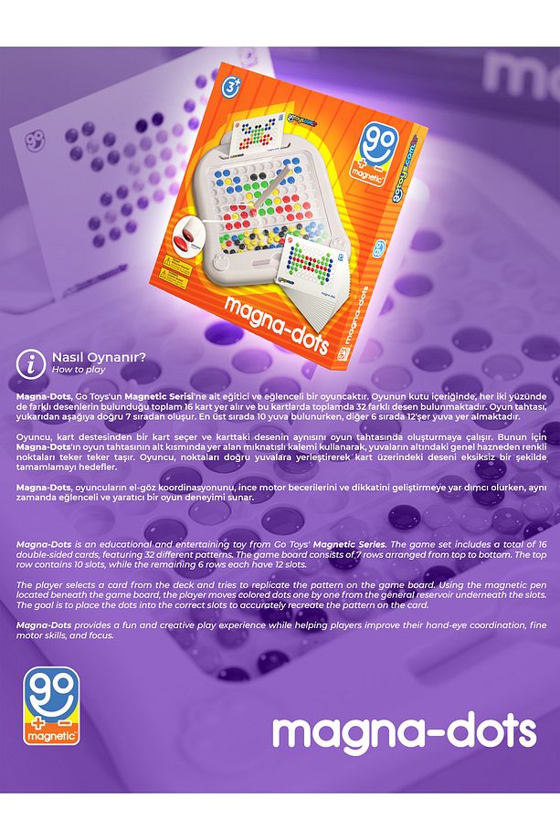 Magna Dots - Steam Manyetik Kodlama Tableti Ekransız Oyun Aktivitesi Manyetik Yapı Blokları shopist - 5