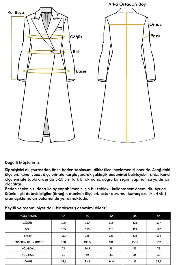Reglan Kol Çıt Çıt Kapamalı Maxi Kaban Tütün 3063-y - 9