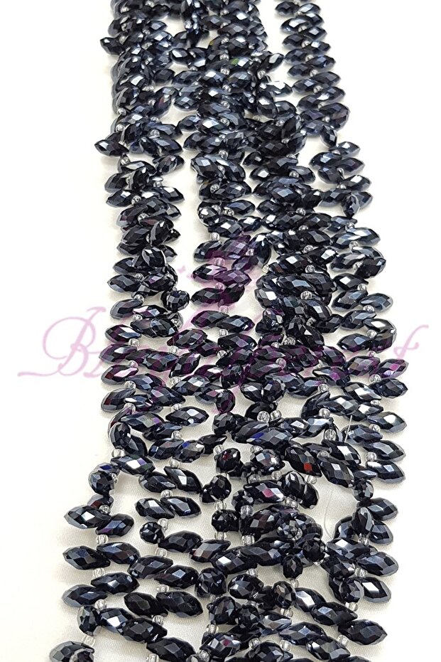 Black Color Array Drop Crystal - 1