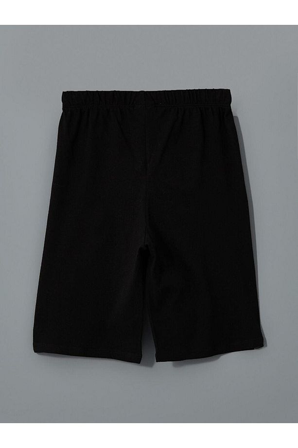 LCW Kids Bisiklet Yaka Erkek Çocuk Şortlu Pijama Takımı - 8