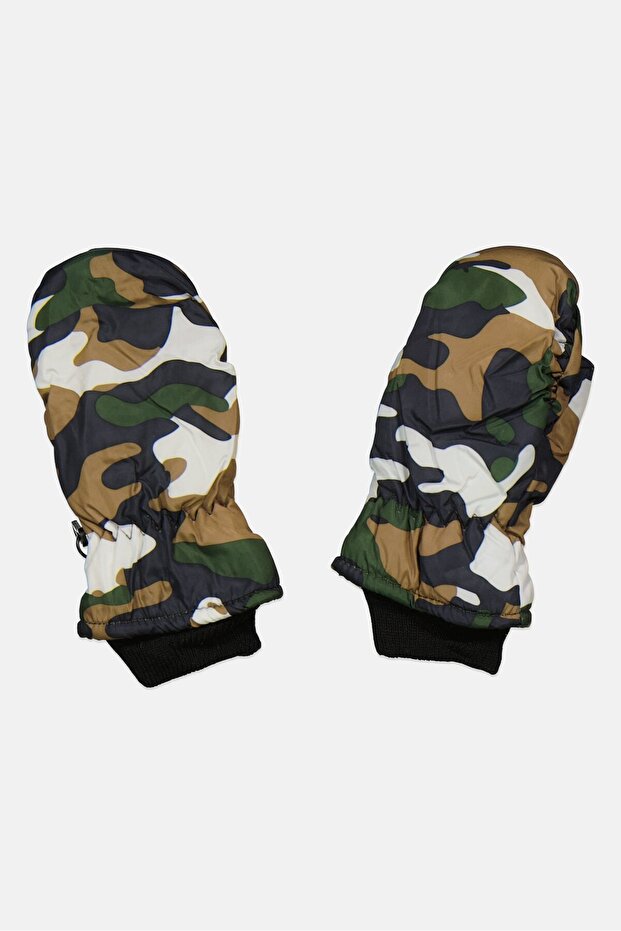 Kids Boy Camouflage Mitten, Assorted