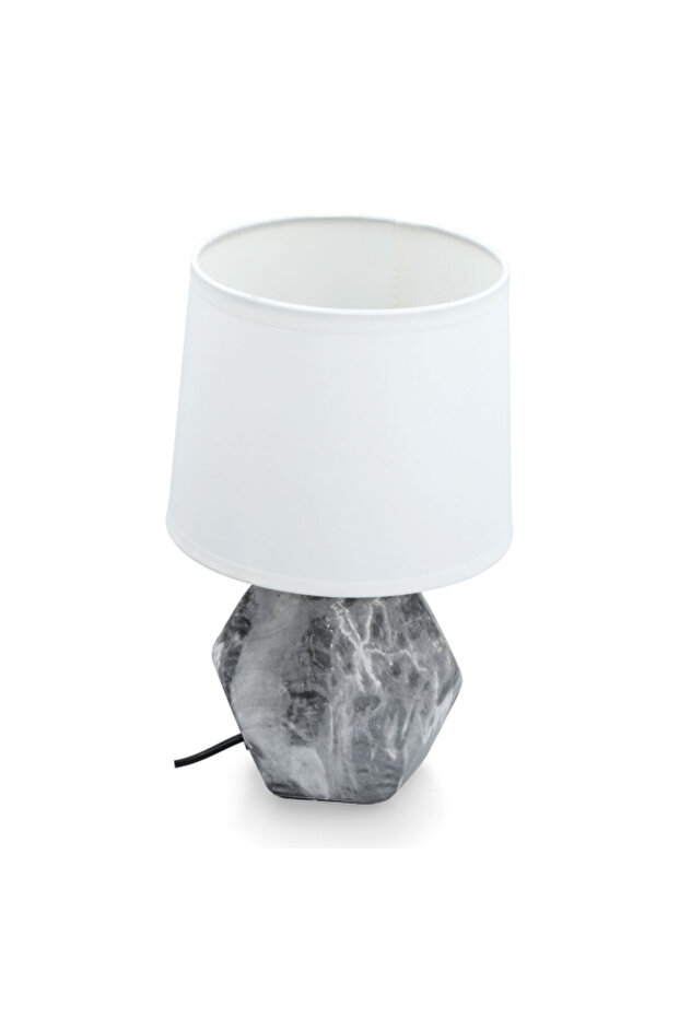 مصباح طاولة سيراميكي مقاوم للخدش بقوة 60 وات E27 بإضاءة لمبة واحدة - 2