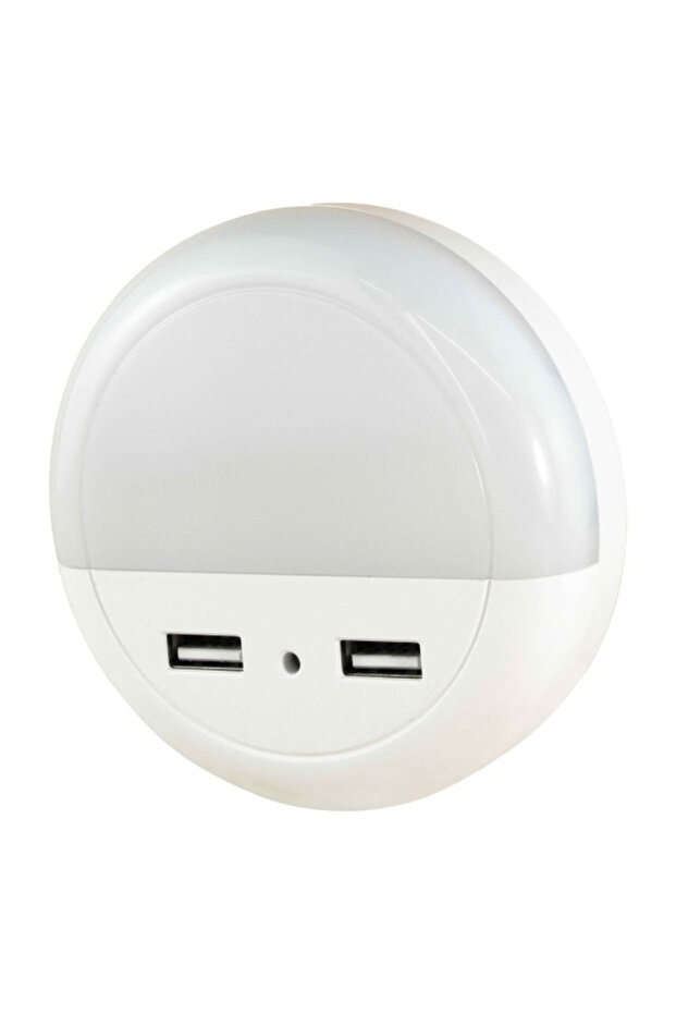 مصباح ليلي LED متين يعمل بالبطارية مزود بمستشعر 2 USB - 1