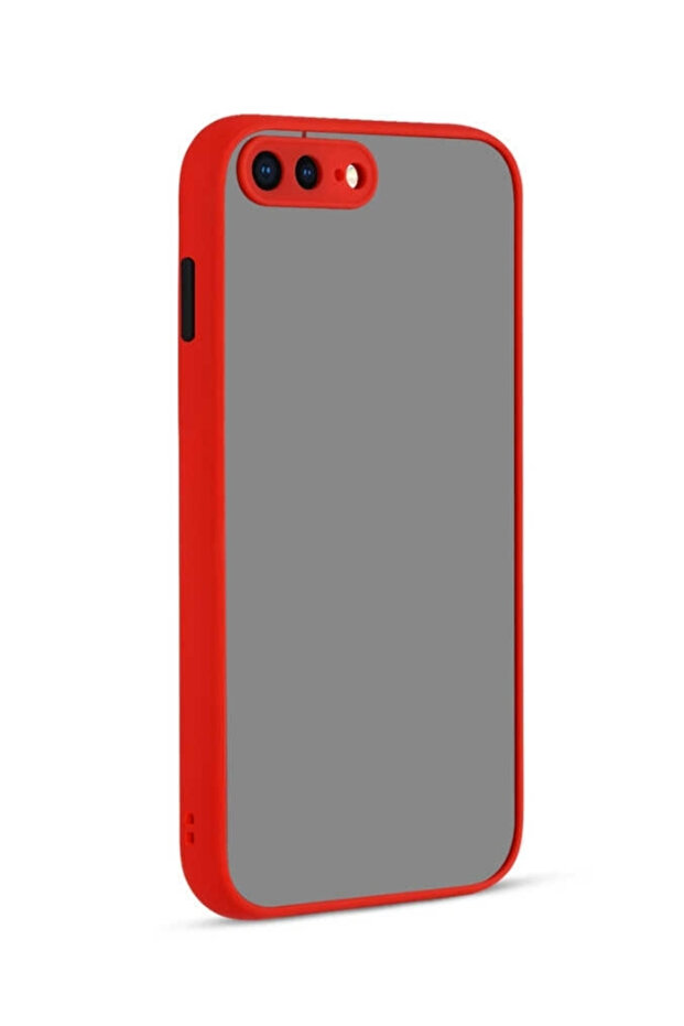 iPhone 7 Plus / 8 Plus Case with Camera Protection Matte Frosted Colorful Keys on the Back - 1