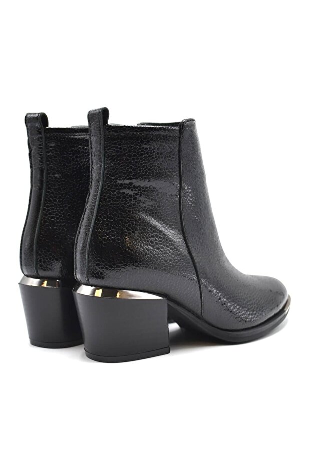 1928160K Kadın Deri Bot - 4