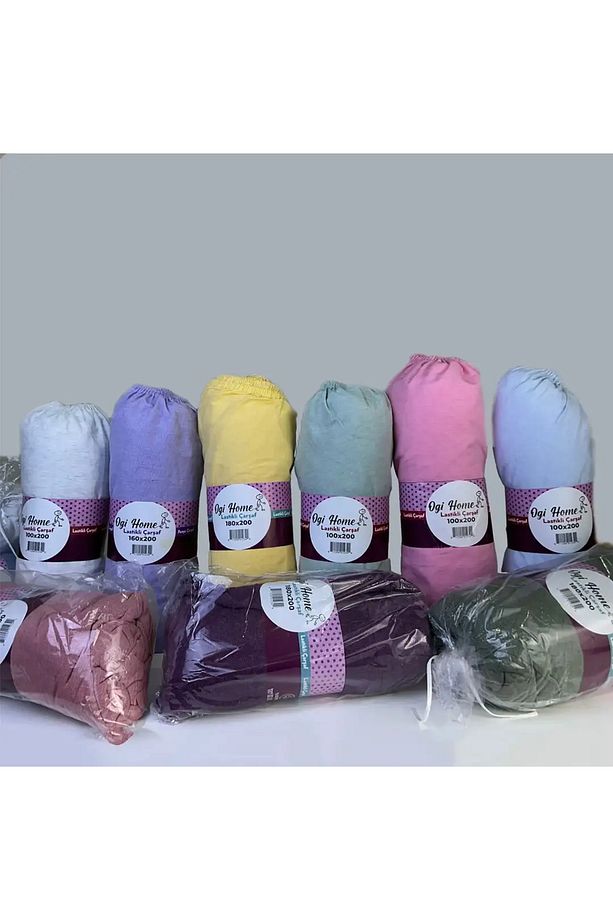 Ogi Home Tek Kişilik  (100*200) Ranforce Lastikli Çarşaf Yatak Örtüsü - 2