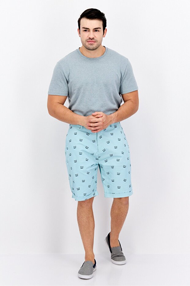 شورت رجالي أساسي مطبوع بالكامل، متعدد الألوان - 4