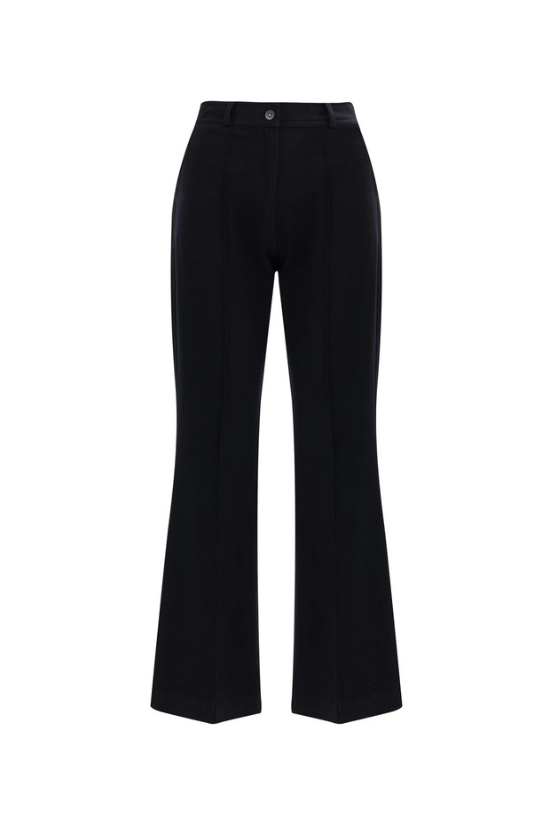 Düğmeli Jean Pantolon - 7