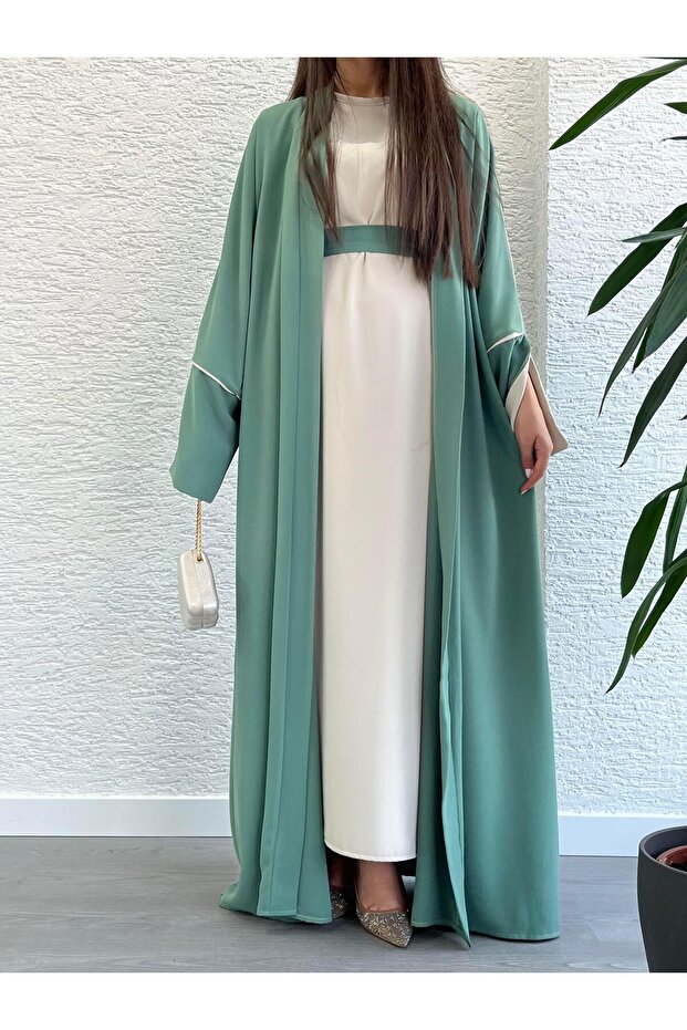 Set Mint Ayça Abaya - 7