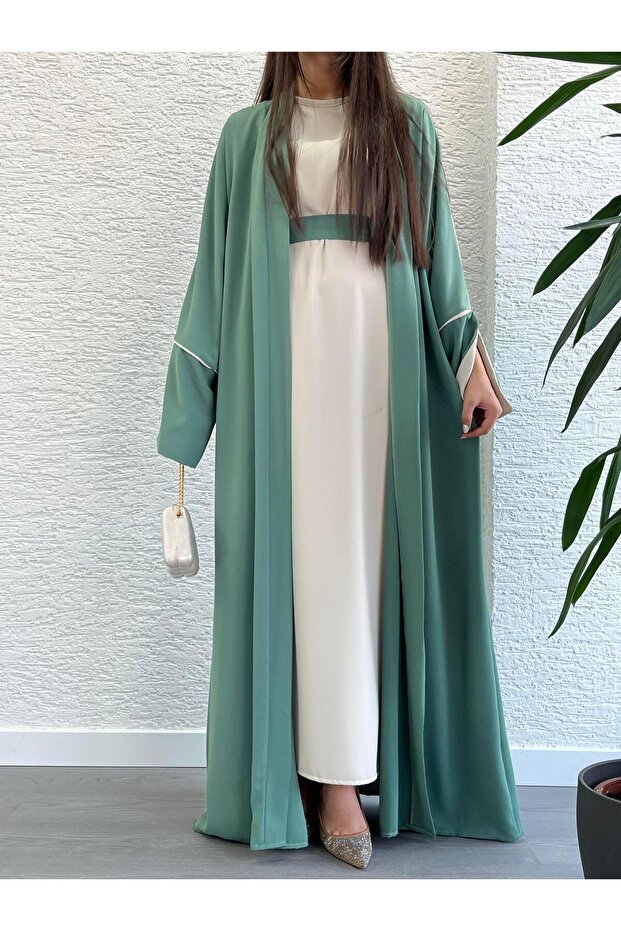 Set Mint Ayça Abaya - 8