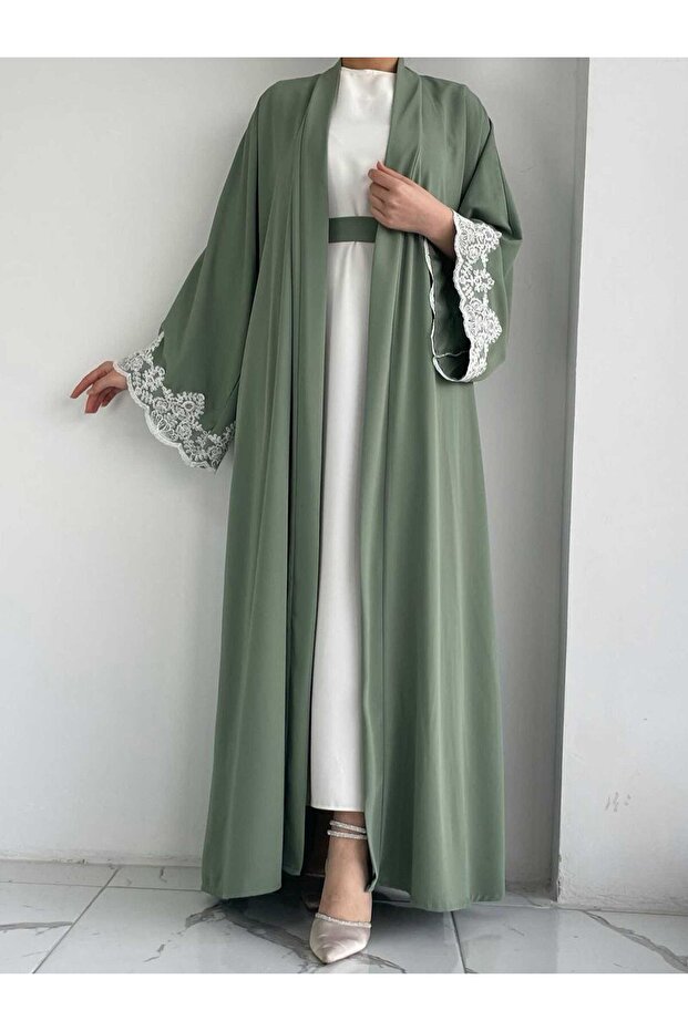 Green Elif Abaya
