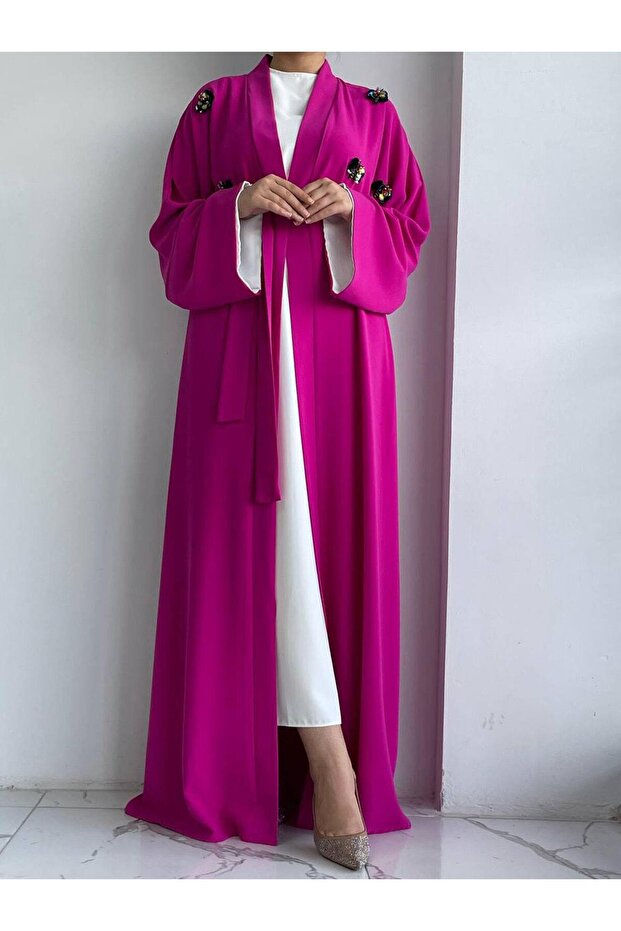 Fuşya Ebrar Abaya - 3