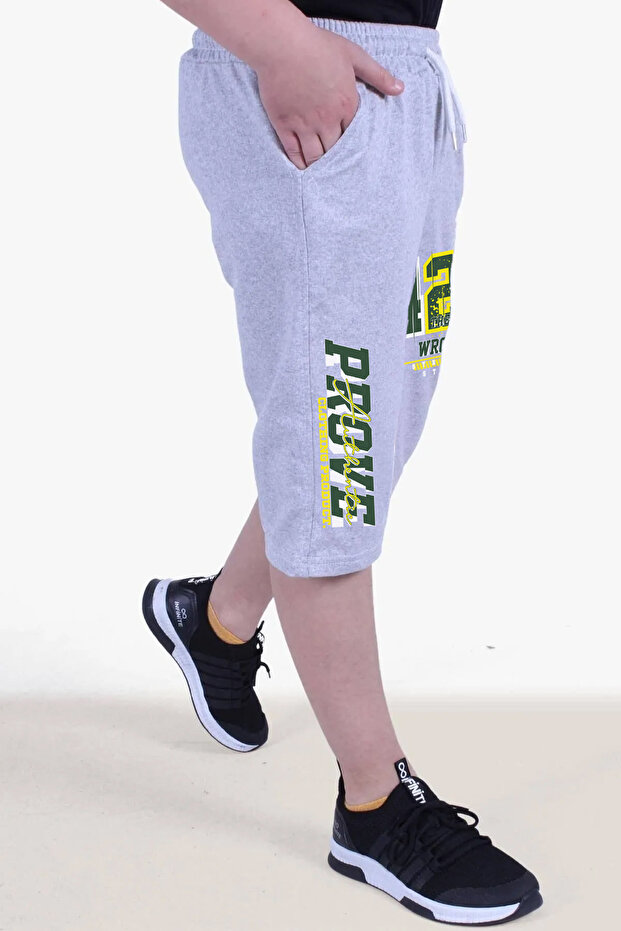 Wrong Printed Boy's Double Pocket Capri - 3